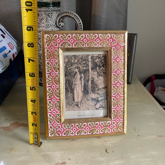Joan of Arc Vintage Book Art in Upcycled Sicura Malaya Style Frame - Pretty! - Picture 9 of 16